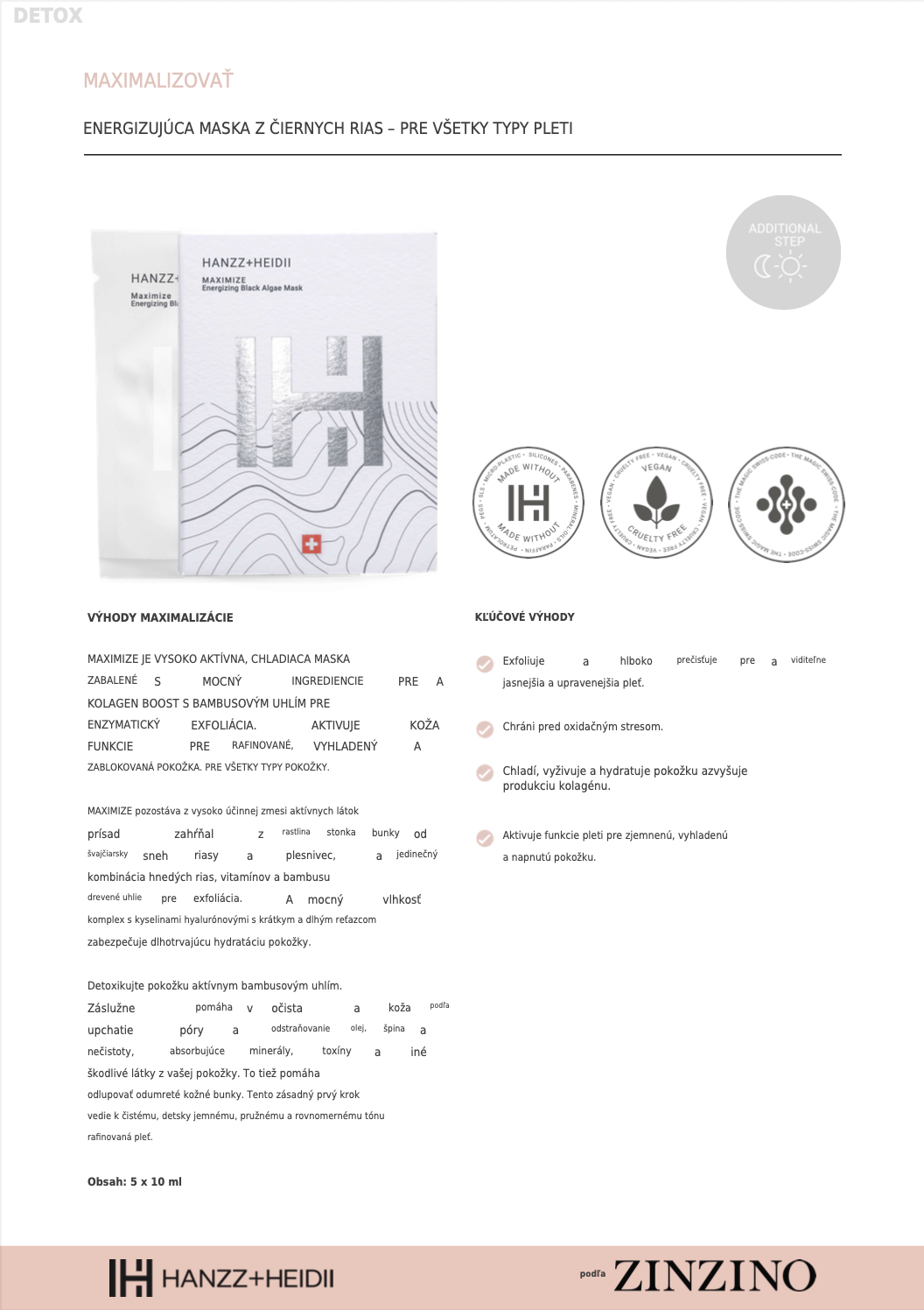 MAXIMIZE SK - Letáčik