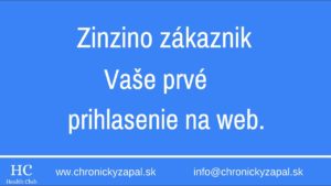 Vaše prvé prihlásenie na web Zinzino